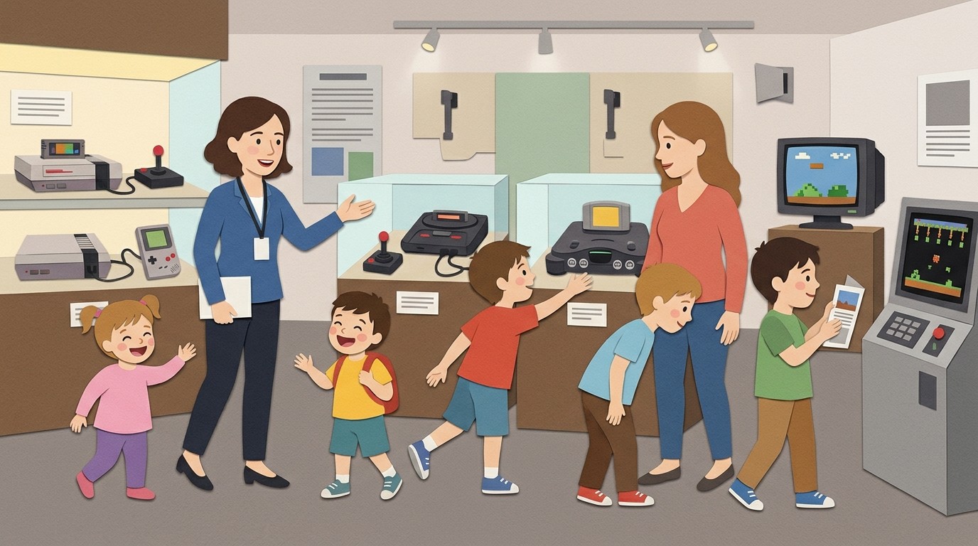 Illustration: Overview guided tour — Computerspielemuseum