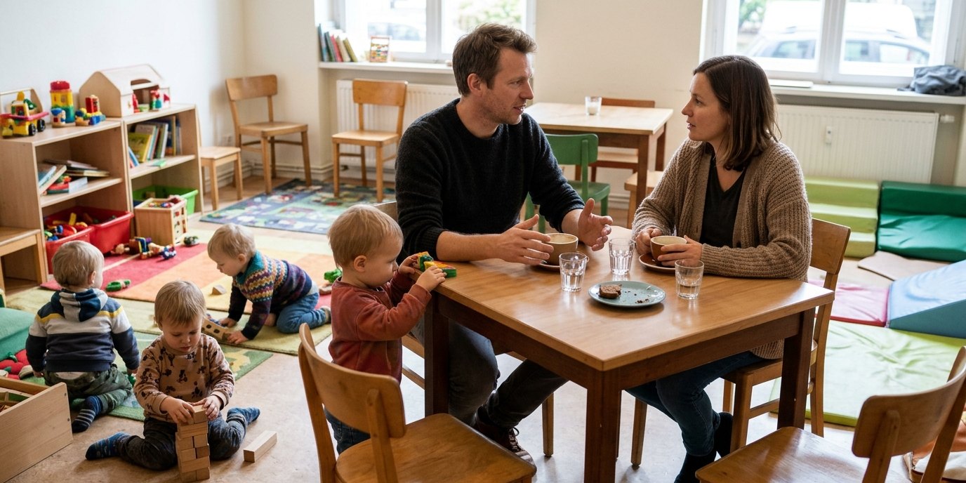 AI-generated image: Milk café — Familienzentrum FUN