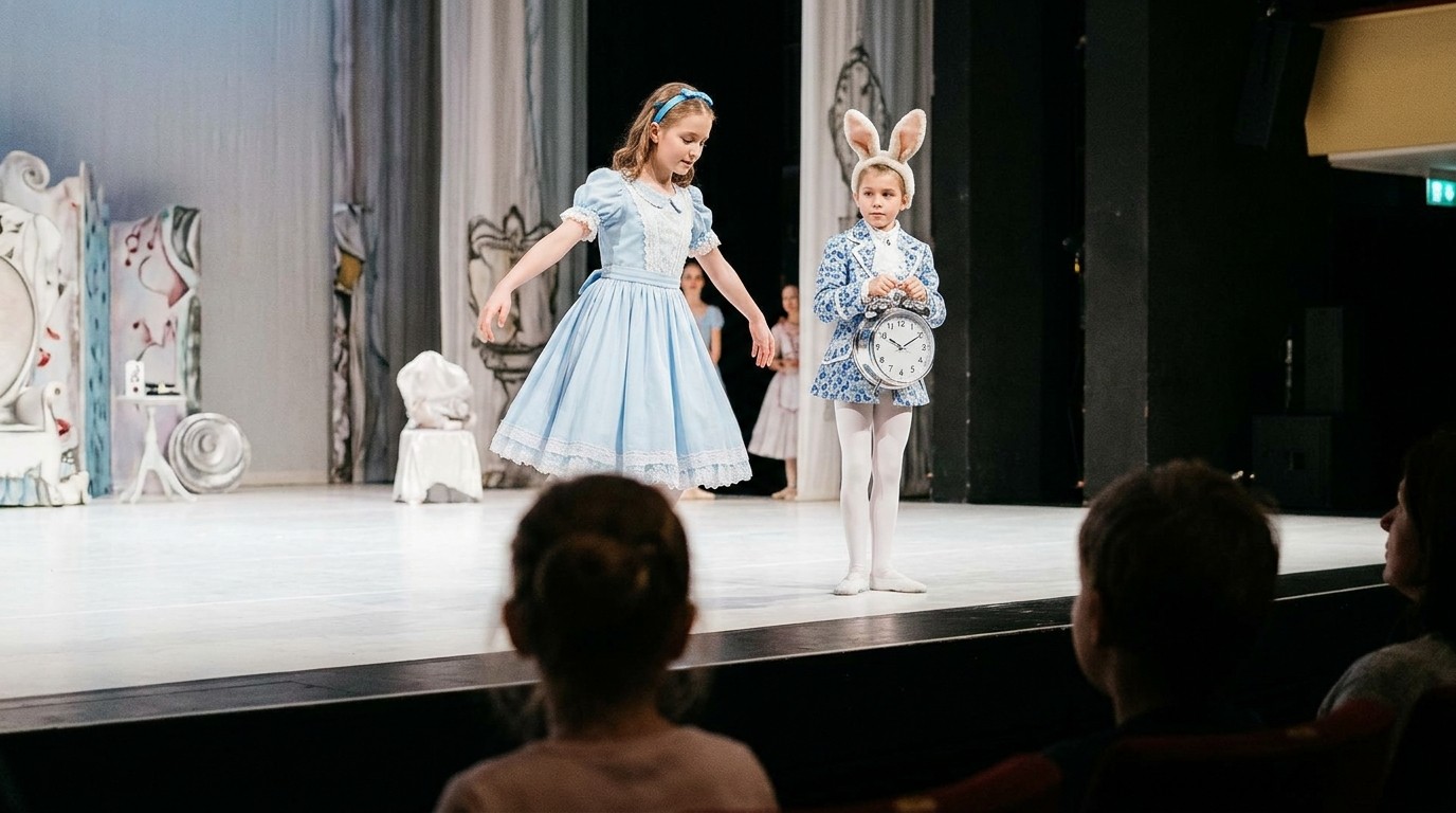 AI-generated image: Ballet “Alice in Wonderland” — Deutsche Oper Berlin