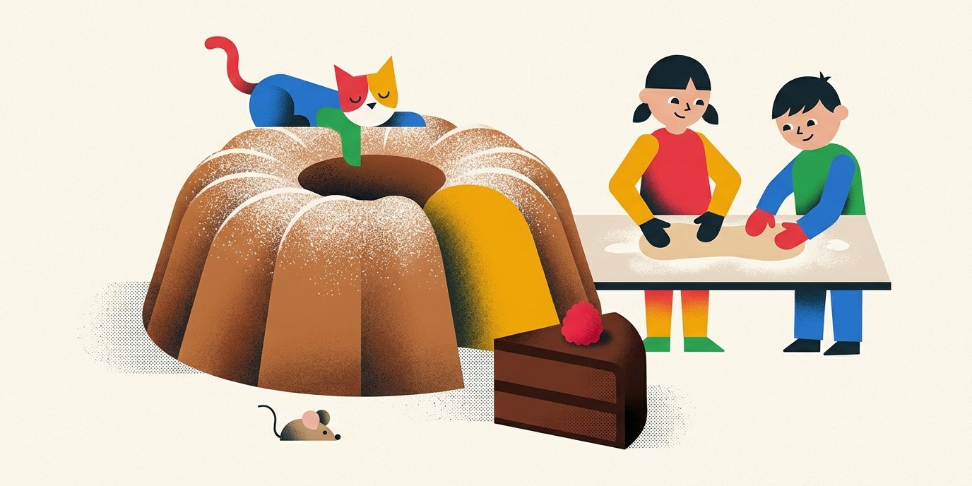 Illustration: Exhibition “Let's Bake!” — Kindermuseum unterm Dach
