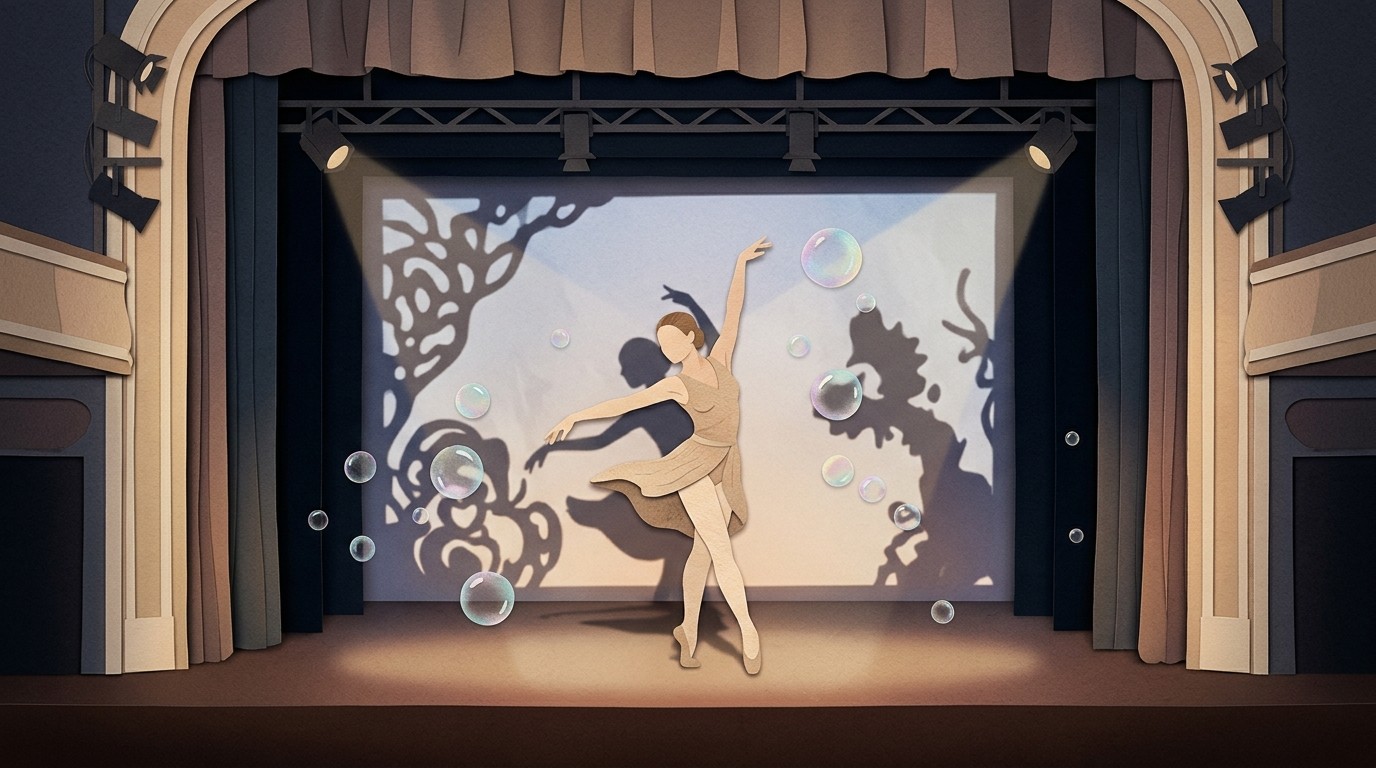 Illustration: Show “Bubblebaba acht!” — Piscator Saal – Kulturvolk Live