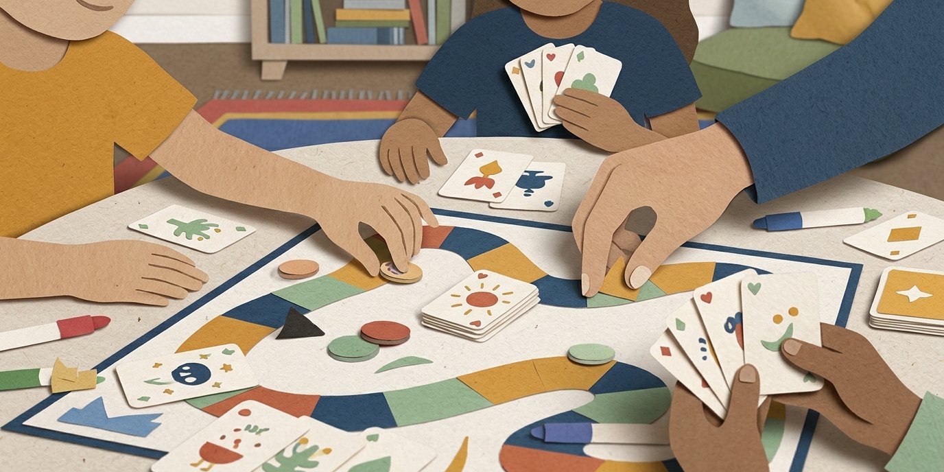 Illustration: Board and card game afternoon — Bibliothek am Wasserturm