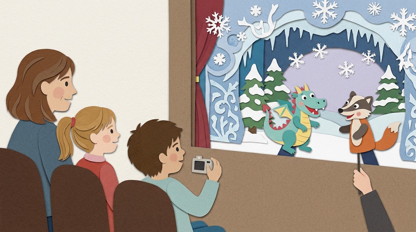 Иллюстрация: Спектакль «Oh, du furzige Weihnachtszeit» — Kindertheater Purzelbaum