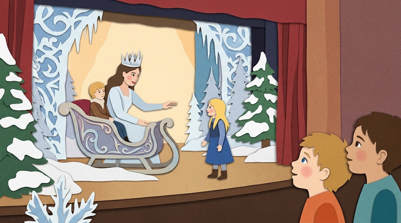 Illustration: Play “The Snow Queen” — Gemeindehaus Staaken