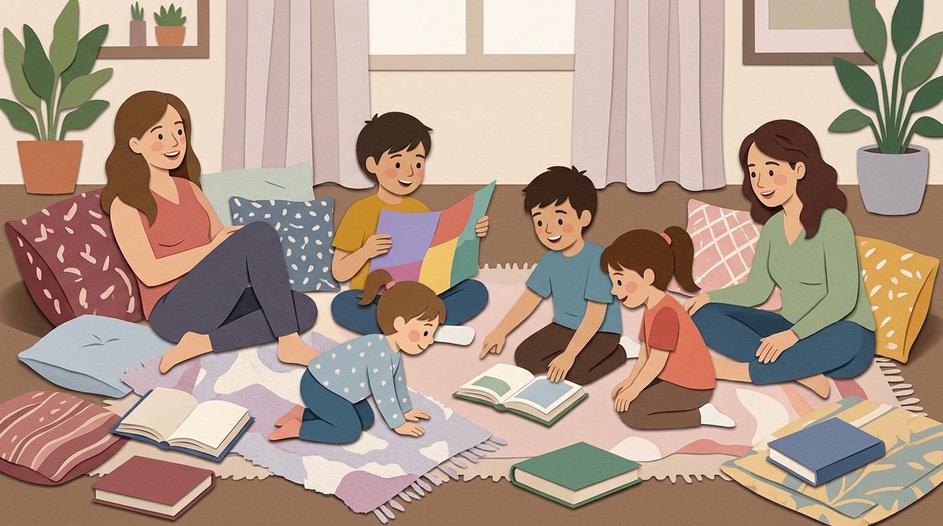 Illustration: Family quiet room — Familien- und Begegnungszentrum "Die Brücke"