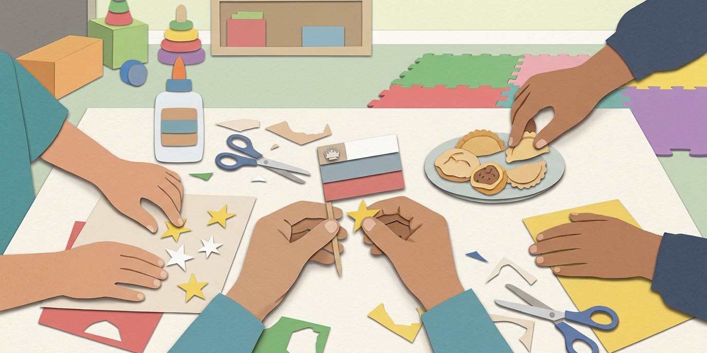 Illustration: Europe afternoon — Interkulturelles Familienzentrum „aufatmen“