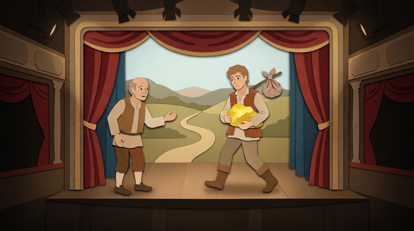 Illustration: Play “Hans in Luck” — Varia Vineta