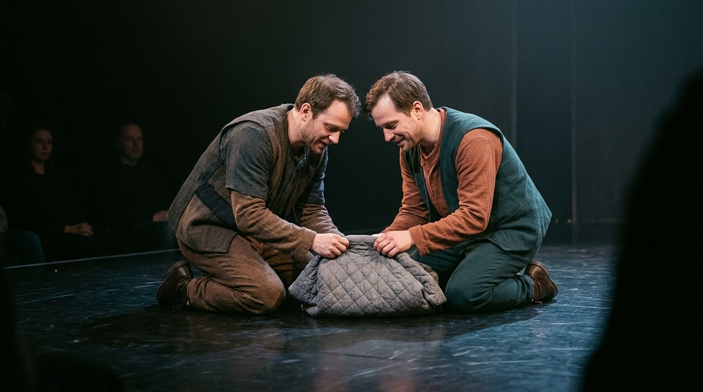 KI-generiertes Bild: Aufführung „Bioluminescence“ — Theater an der Parkaue