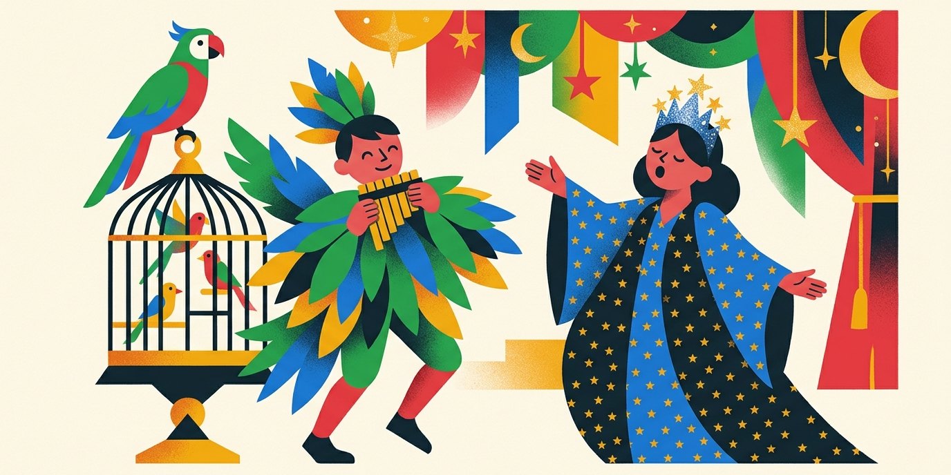 Illustration: Concert “The Little Magic Flute” — Philharmonie Berlin