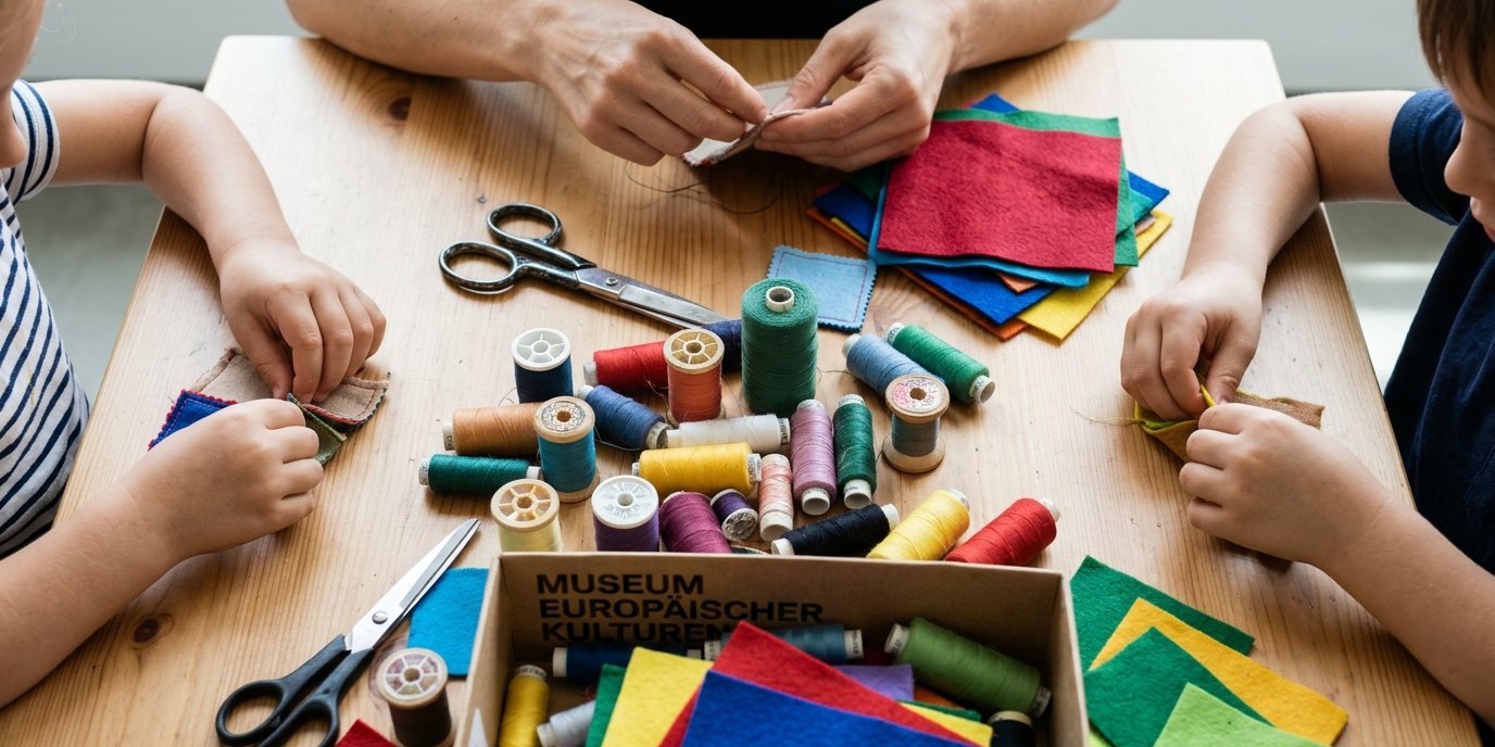 AI-generated image: 20th textile day — Museum Europäischer Kulturen