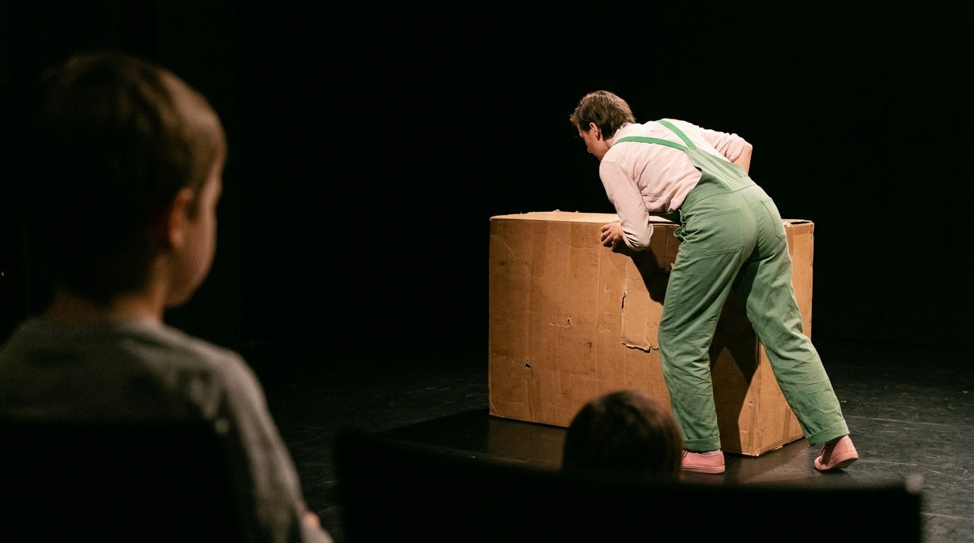 AI-generated image: Dance performance “The Flip Side” — FELD - Theater für junges Publikum
