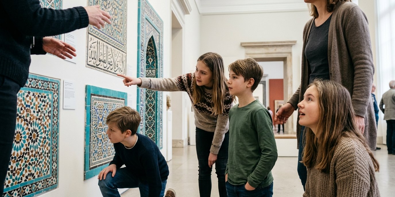 AI-generated image: Guided tour “Aspects of Islam” — Humboldt Forum im Berliner Schloss