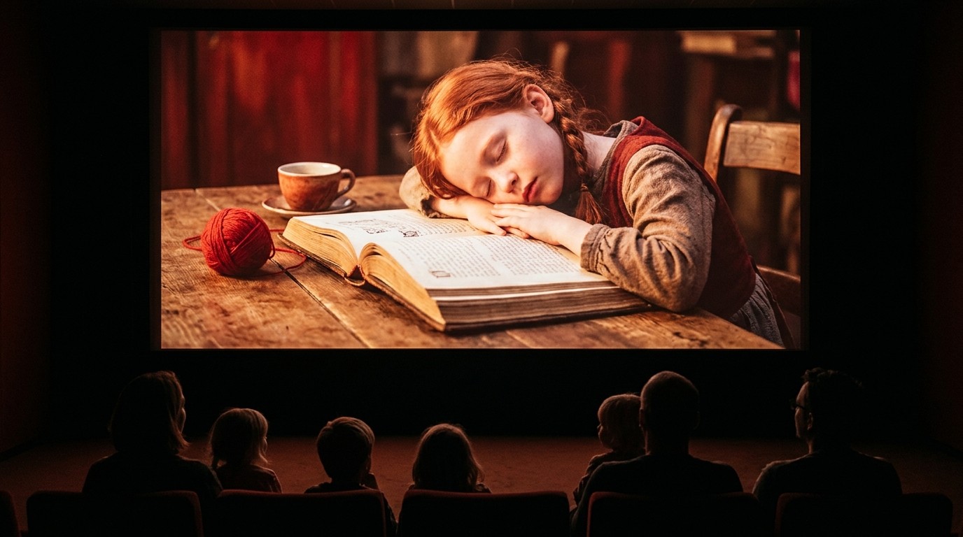 AI-generated image: Film screening “The Little Witch” — Kino Central