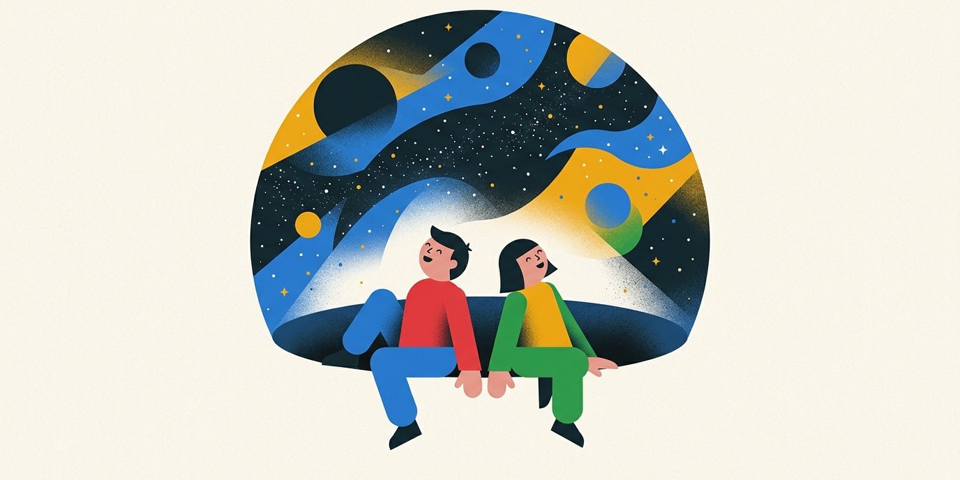 Illustration: Mobile planetarium “INTENSE” — Bibliothek am Luisenbad