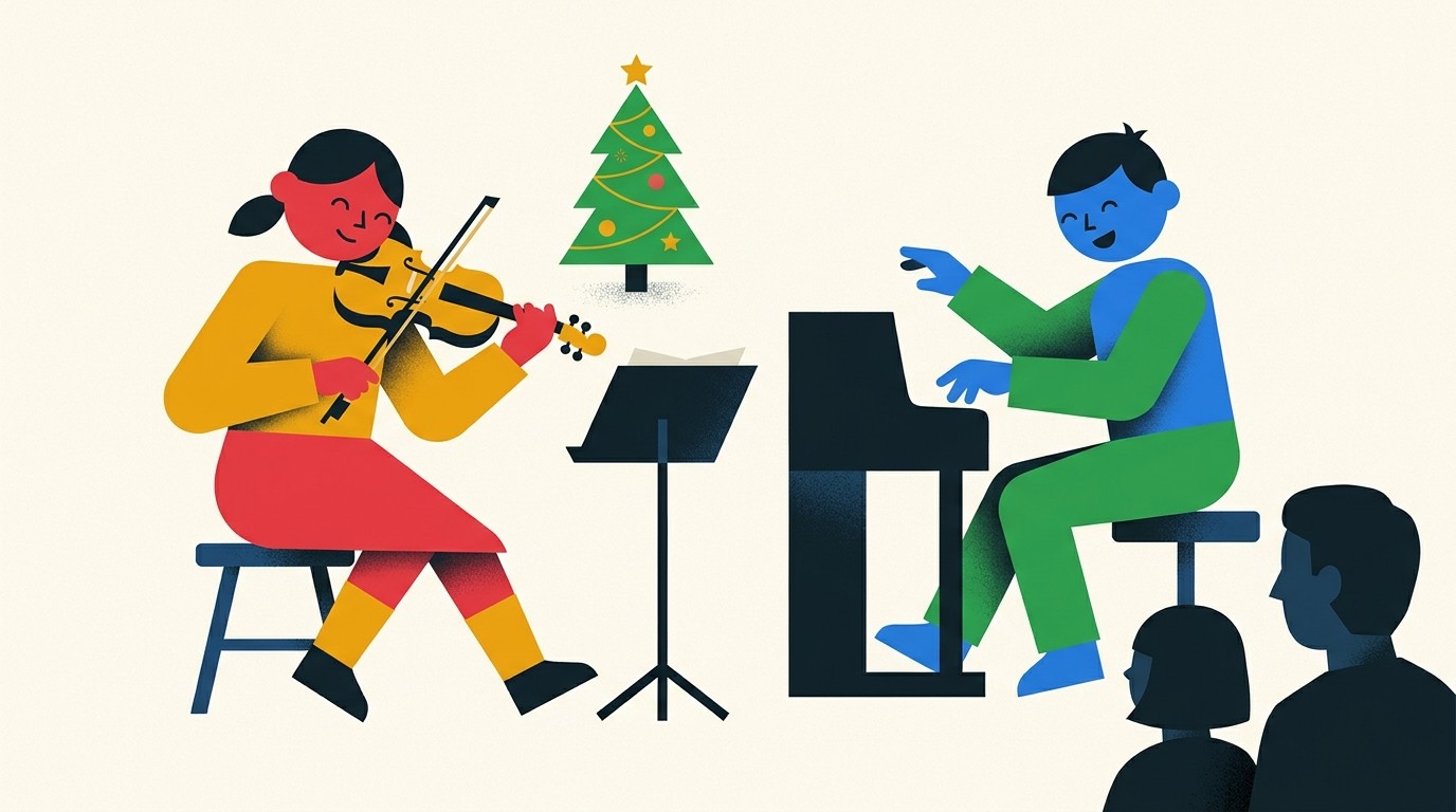 Illustration: St Nicholas concert in Pankow — Musikschule Béla Bartók