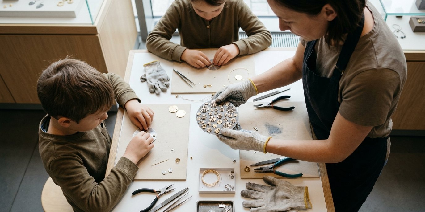 AI-generated image: Jewellery-themed crafts — Deutsches Technikmuseum