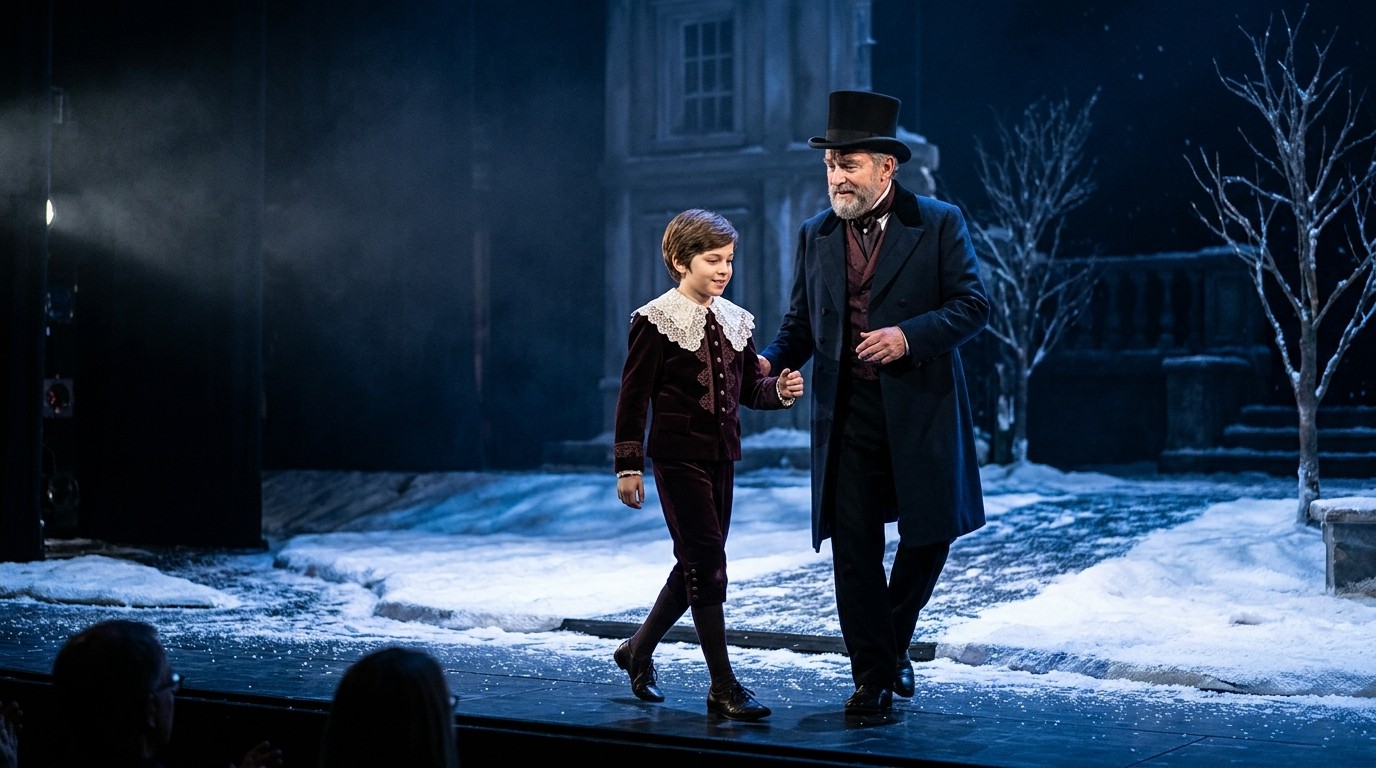 KI-generiertes Bild: Musical „Der kleine Lord“ — BlueMax Theater Berlin