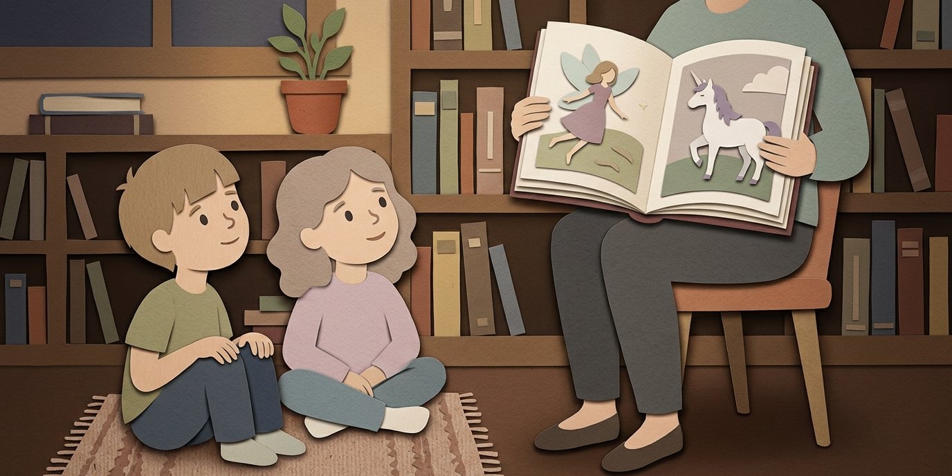 Illustration: Picture book storytime — Anna-Seghers-Bibliothek