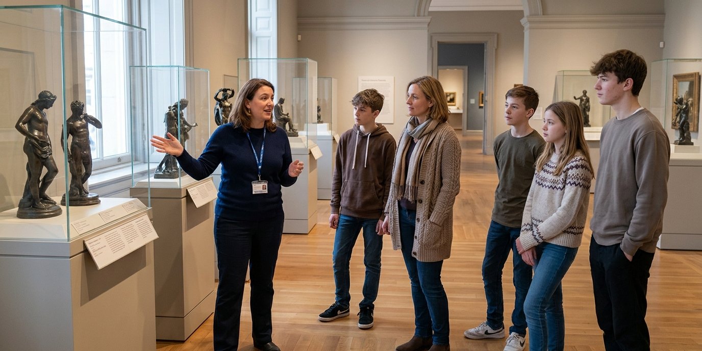 AI-generated image: Guided tour “The Benin Bronzes” — Humboldt Forum im Berliner Schloss