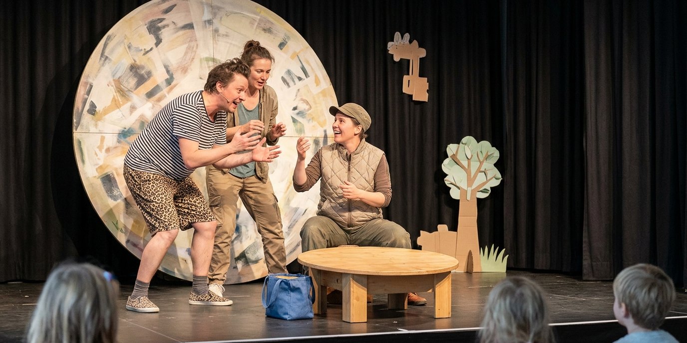 AI-generated image: Play “Week – Week” — GRIPS Theater Hansaplatz