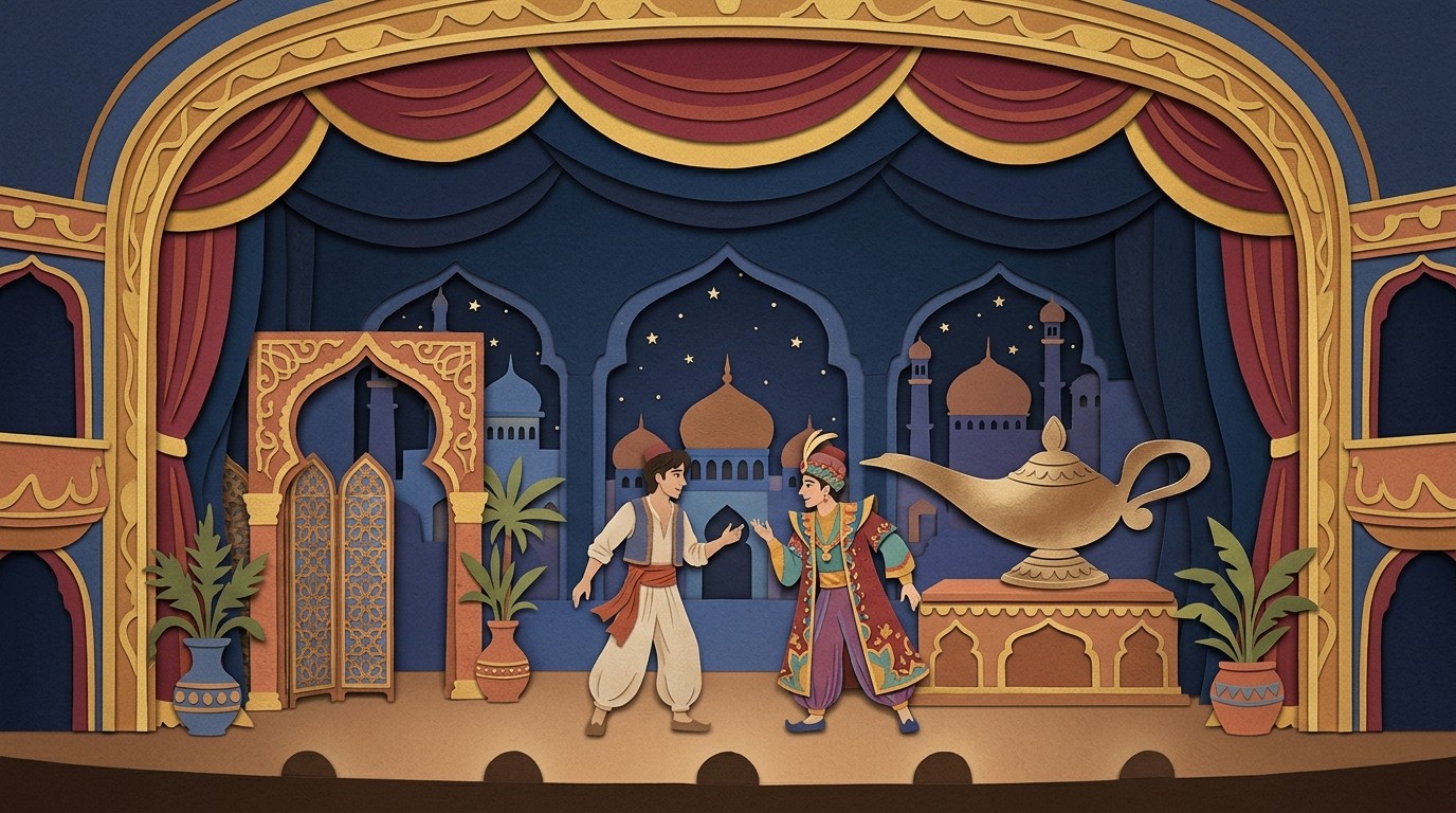 Иллюстрация: Мюзикл «Аладдин» — Admiralspalast