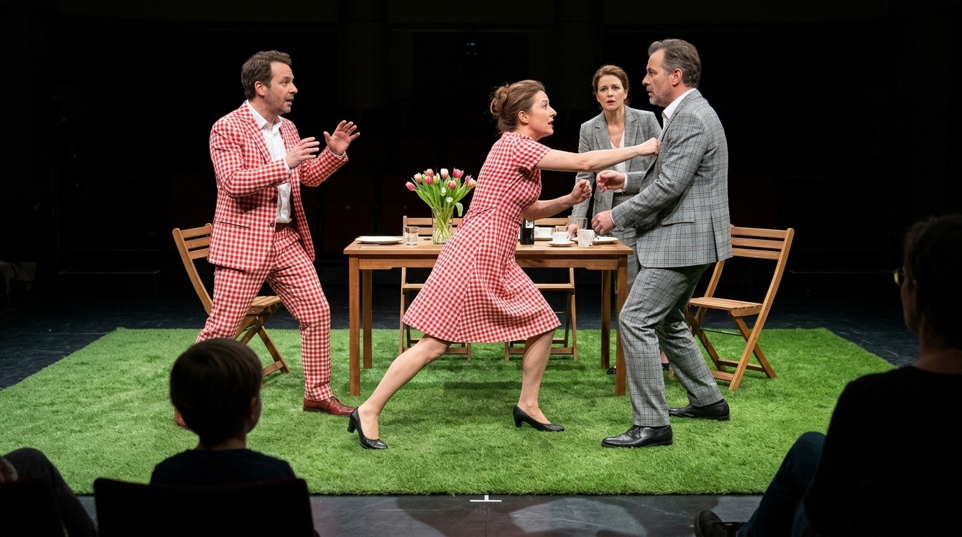 AI-generated image: Play “God of Carnage” — Hans Otto Theater Potsdam