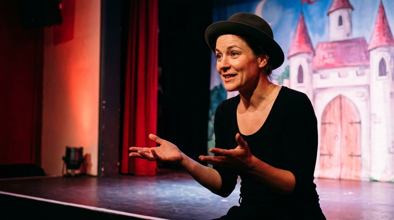 KI-generiertes Bild: Mitspieltheater „Dornröschen“ — Galli Theater