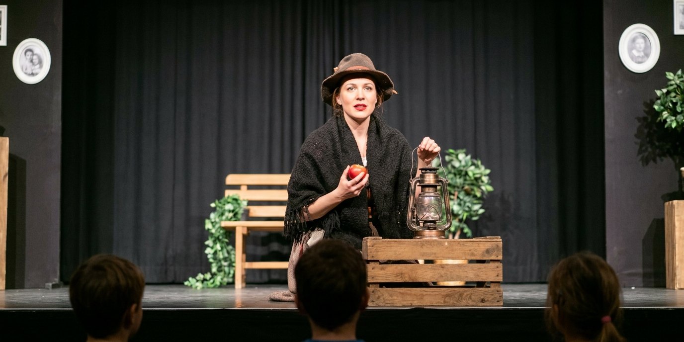 AI-generated image: Interactive play “Snow White” — Galli Theater