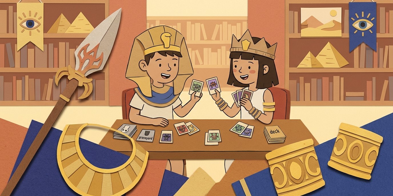 Illustration: Duel arena “Yu-Gi-Oh!” — Bibliothek Lichtenrade