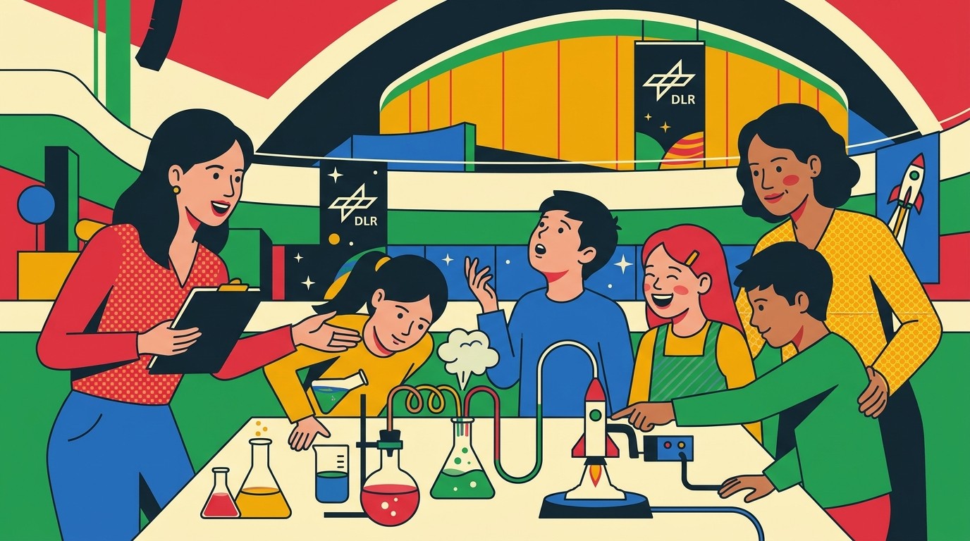 Illustration: Berlin Science Week family programme — Haus der Kulturen der Welt