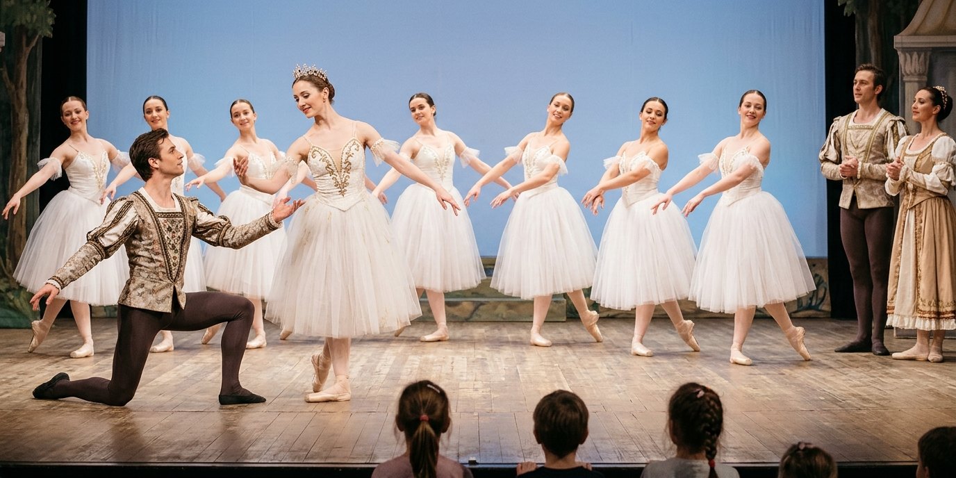 AI-generated image: Ballet “Giselle” — Staatsoper Unter den Linden