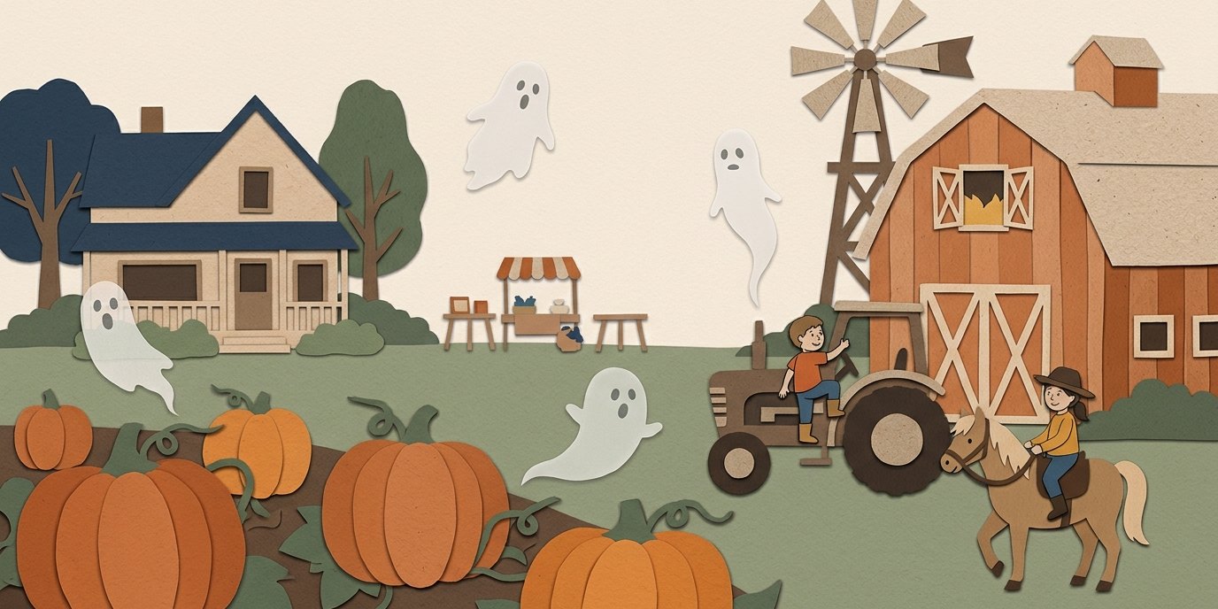 Illustration: Farm festival — Kinderbauernhof Marienhof