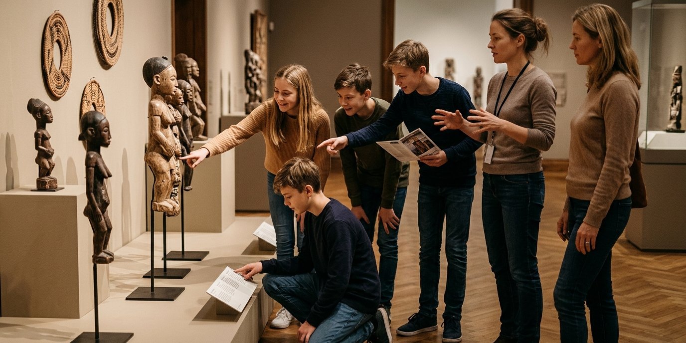 AI-generated image: Guided tour “Beyond the Norm?” — Humboldt Forum im Berliner Schloss