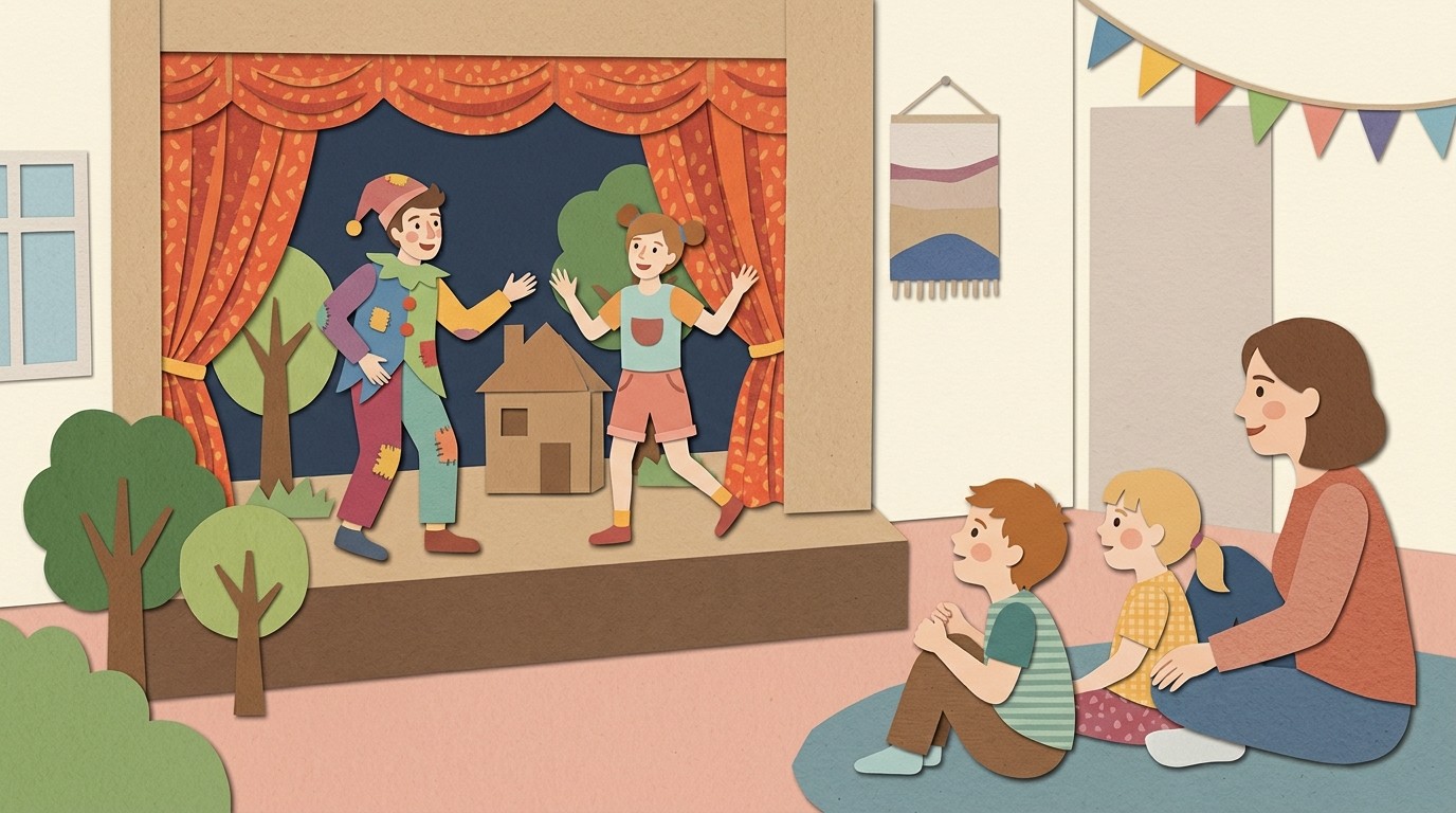 Illustration: Winter festival — Familienzentrum groß und KLEIN