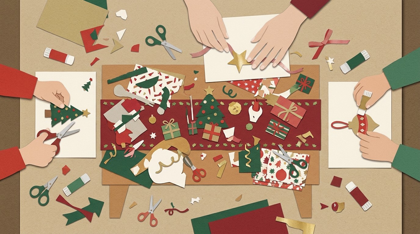 Illustration: Weihnachtsbasteln — Rübezahl Event GmbH