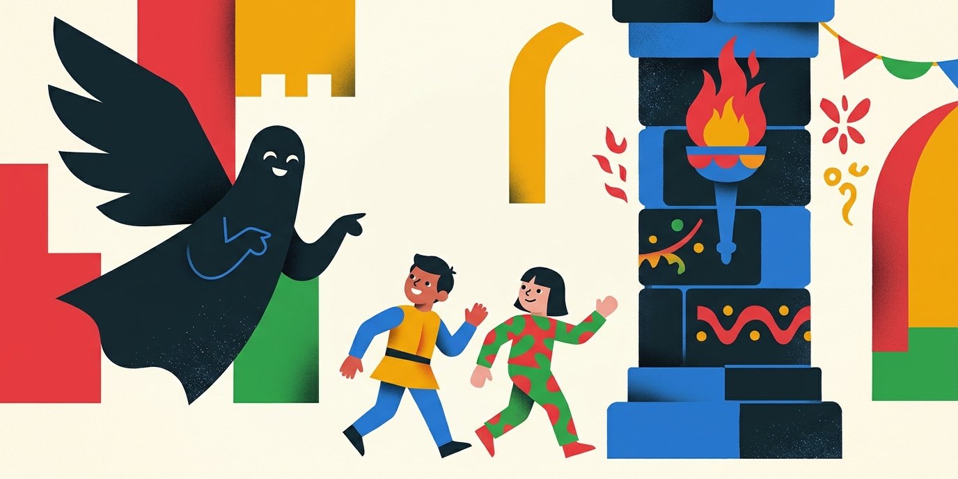 Illustration: Ghost and spirit stories — Jagdschloss Grunewald