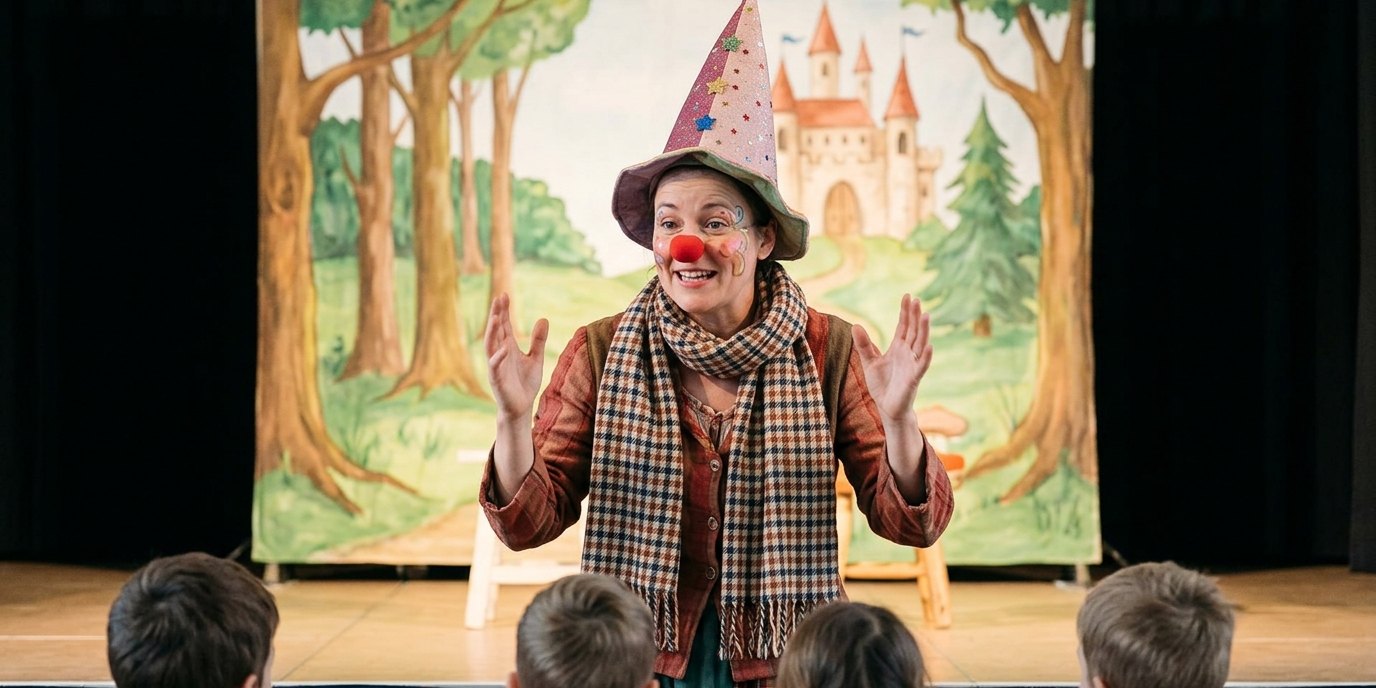 KI-generiertes Bild: Theaterstück „Sterntaler“ — Galli Theater