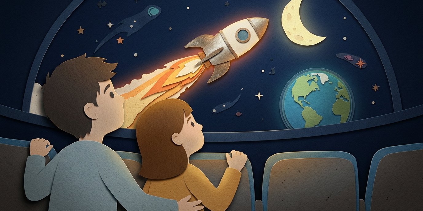 Illustration: Film „Armstrong“ — URANIA - Planetarium