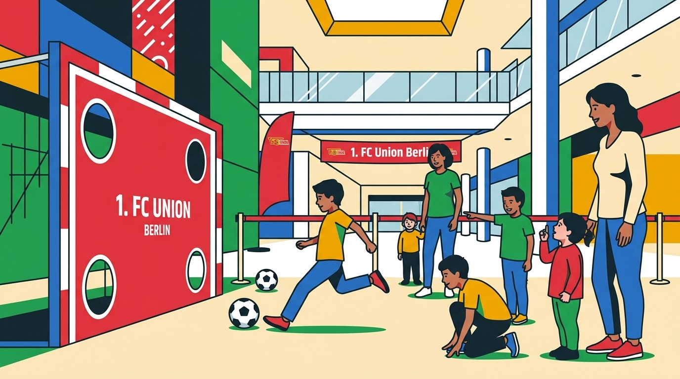 Illustration: 1. FC Union Berlin roadshow — Potsdamer Platz