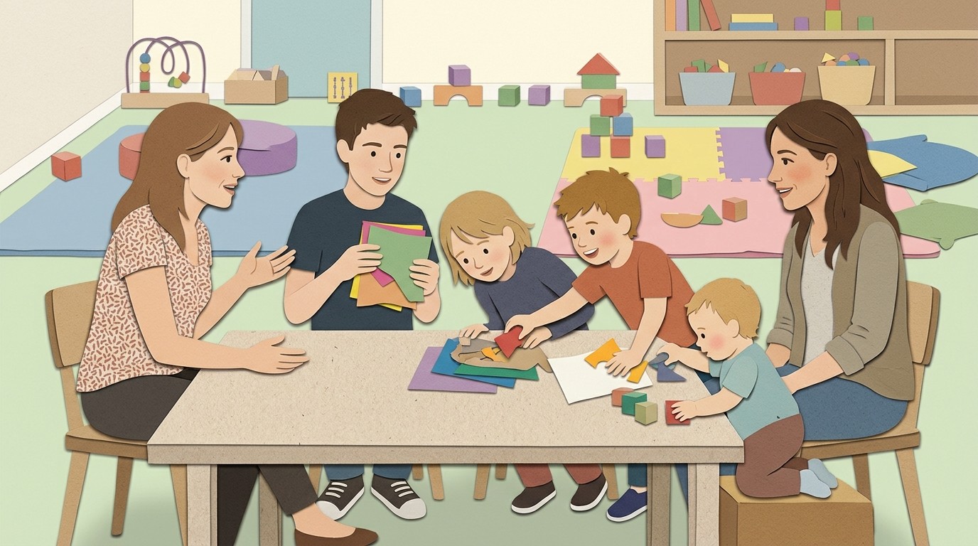 Illustration: Café Paula — Evangelisches Familienzentrum Tempelhof