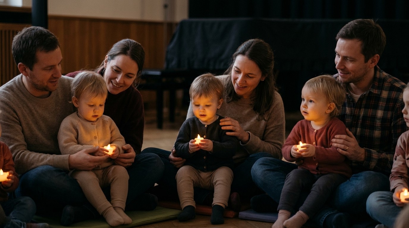 AI-generated image: Concert “Dunkel, funkel” — Musikschule City West - Charlottenburg