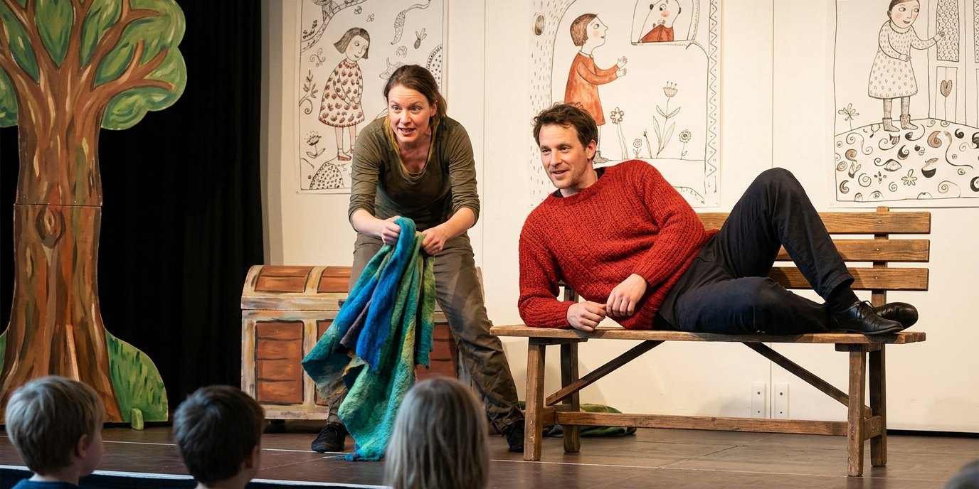 Изображение, созданное ИИ: Спектакль «Kuckucksnest» — GRIPS Theater Podewil
