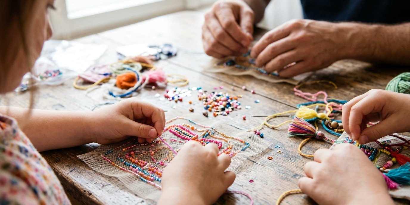 AI-generated image: Workshop “Embroidered Vests” — Museumsinsel Berlin