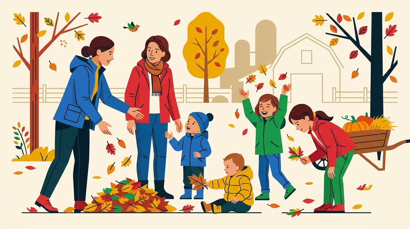 Иллюстрация: Осенняя вечеринка — Alte Fasanerie – Familienfarm Lübars