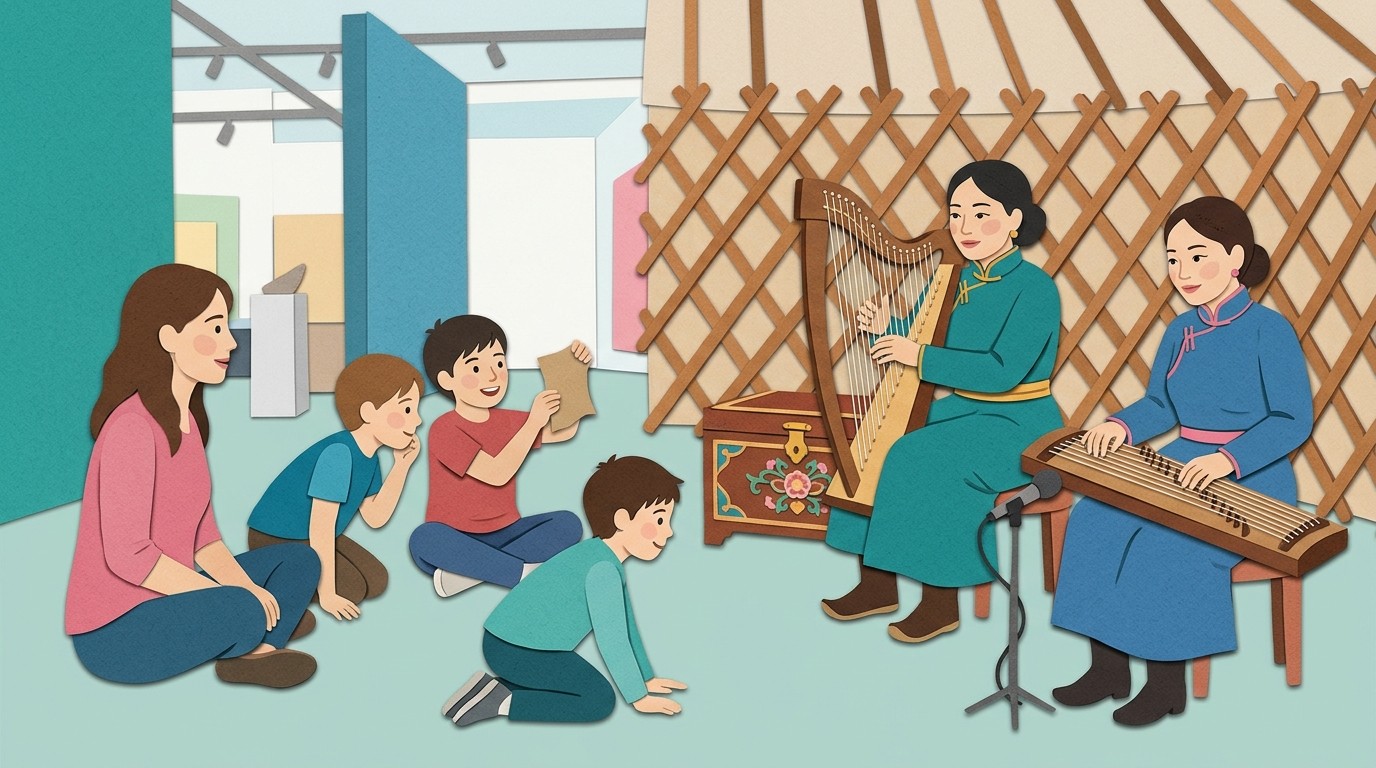 Illustration: Mongolischer Märchenabend — James-Simon-Galerie
