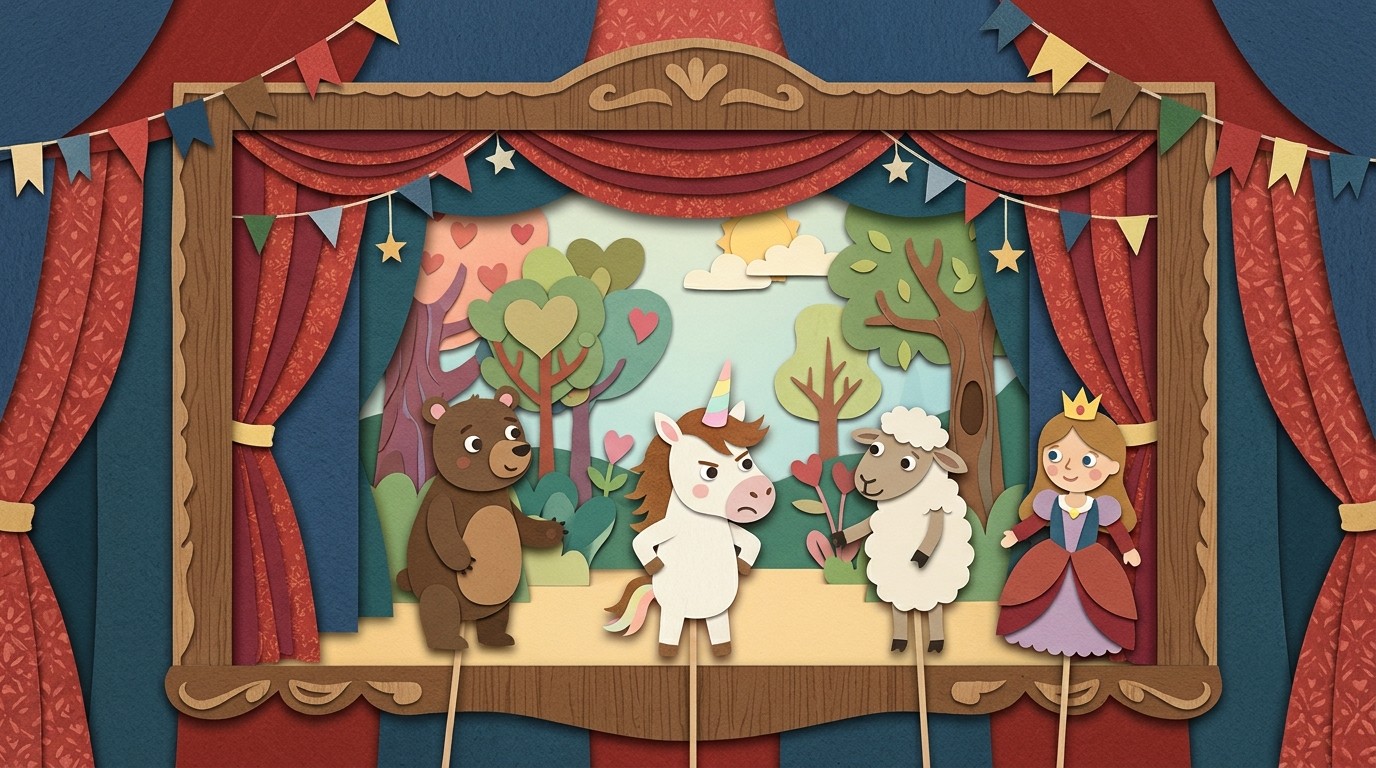 Illustration: Play “Das NEINhorn” — Kindertheater Purzelbaum