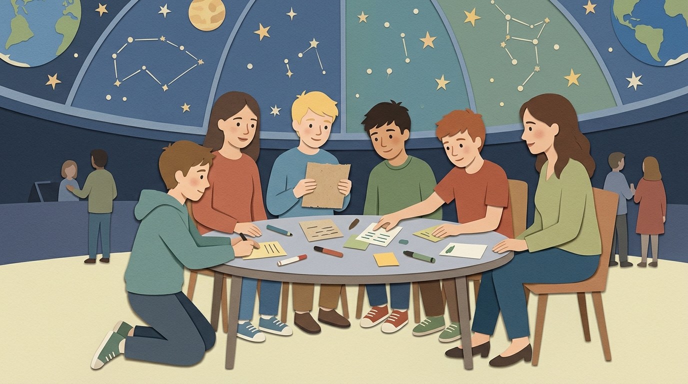 Illustration: Klimazukunftskonferenz — Zeiss-Großplanetarium