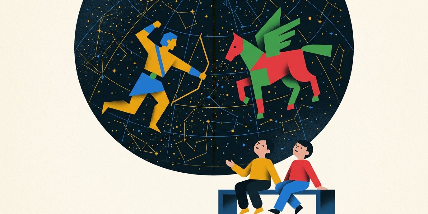 Иллюстрация: Шоу «Звёздные легенды для детей» — URANIA - Planetarium