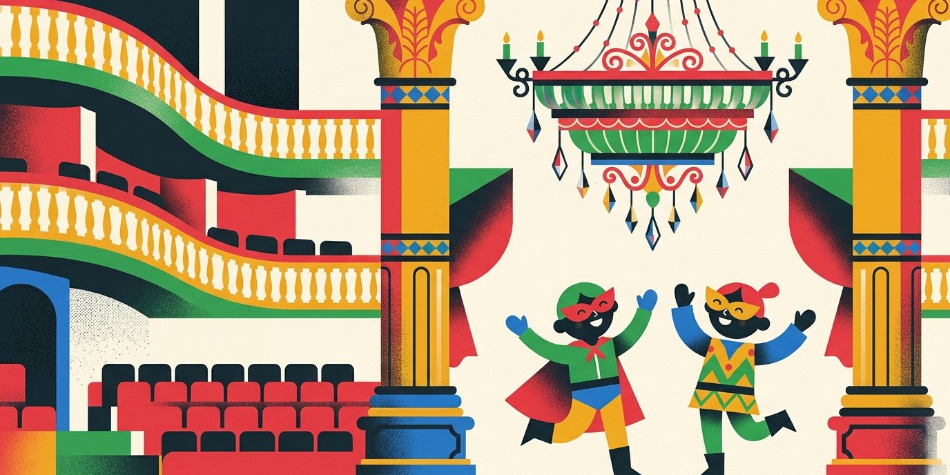 Illustration: Children's operetta “Die Fledermaus” — Staatsoper Unter den Linden