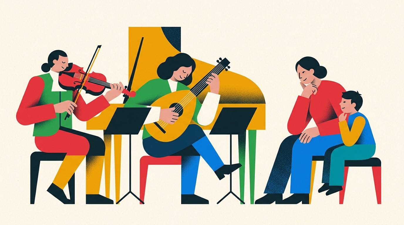 Illustration: Concert: Vivaldi “The Four Seasons: Winter” — Palast der Künste